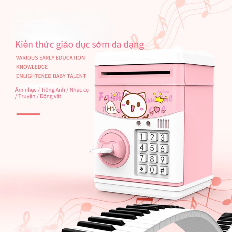 Phim Hoạt Hình Động Vật Mô Con Heo Đất Trẻ Em Nhạc Dễ Thương Kể Chuyện Tiền Xu Tiết Kiệm Ngân Hàng Autumn063 Quà Tặng Đồ Chơi