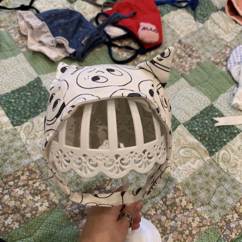 Mũ nón chóp, mũ nón viền bèo, mũ nón có tai dễ thương cho bé chất dày vừa đội thu đông cho bé hàng si Hàn đẹp mới cao