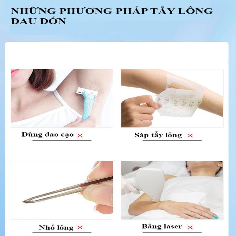 Tẩy Lông - Kem Tẩy Lông Cao Cấp - Tẩy Các Loại Lông - Mila Store