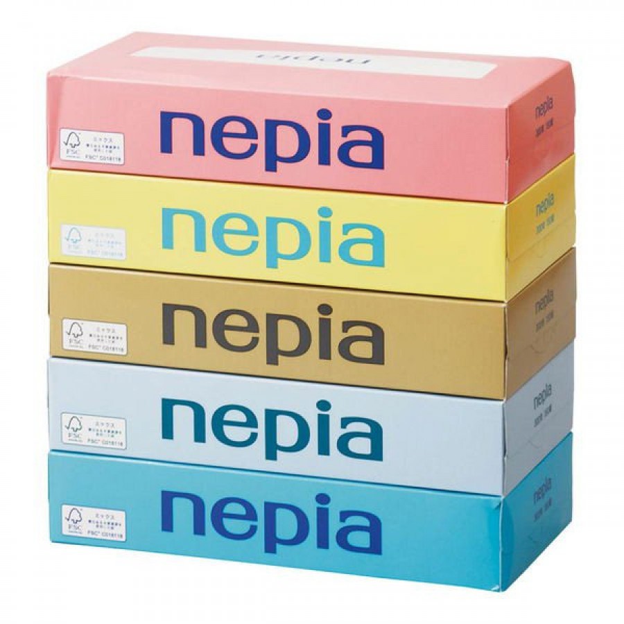 Set 5 hộp giấy ăn Nepia 150 tờ nội địa Nhật Bản