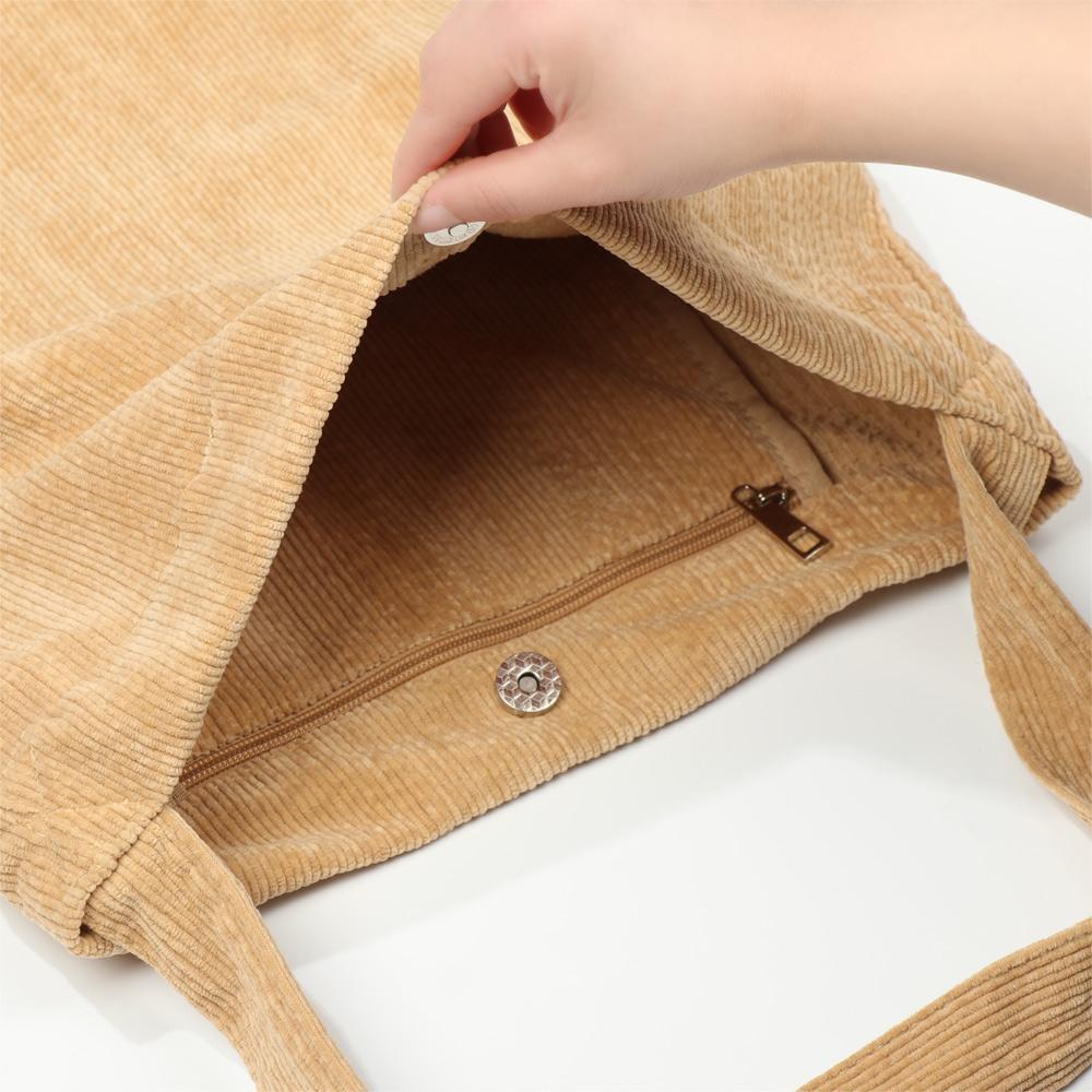 UUMIR Túi Xách Đeo Vai Vải Nhung Kích Cỡ Lớn Thời Trang Dành Cho Nữ