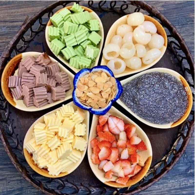 Set Chè Khúc Bạch Nấu Được12-15 Chén - Shop Tặng Kèm Công Thức Độc Quyền Kinh Doanh (bepmevân)