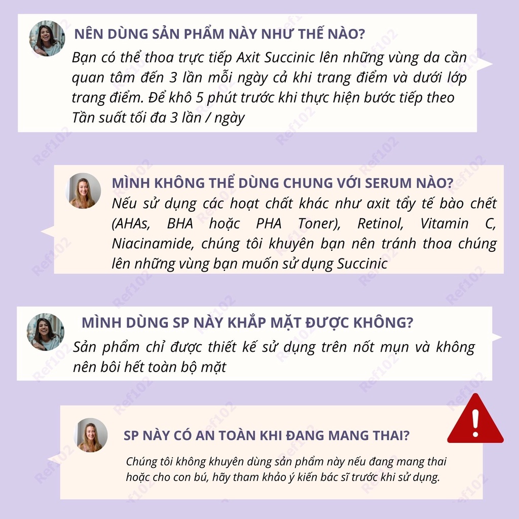 Chấm Mụn The Inkey List Succinic Acid Acne Treatment 15ml [Bill US]