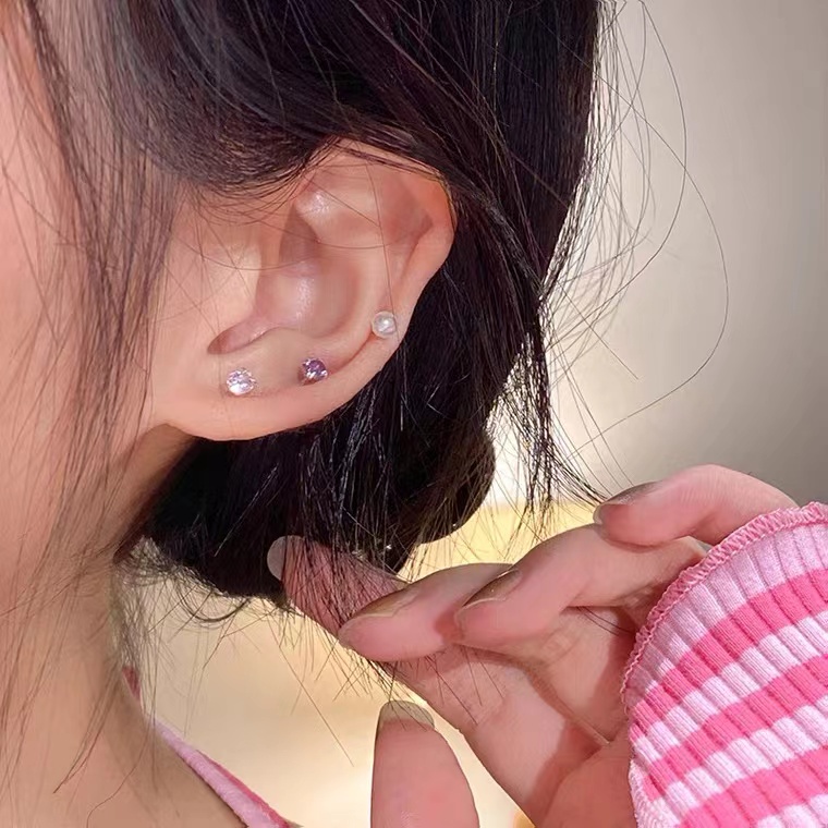 Khuyên Tai Hình Ốc Sên Mạ Bạc 925 Thời Trang Dành Cho Nữ
