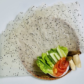 1 xấp bánh tráng mè đen loại 1 đặc sản phan rang tháp chàm