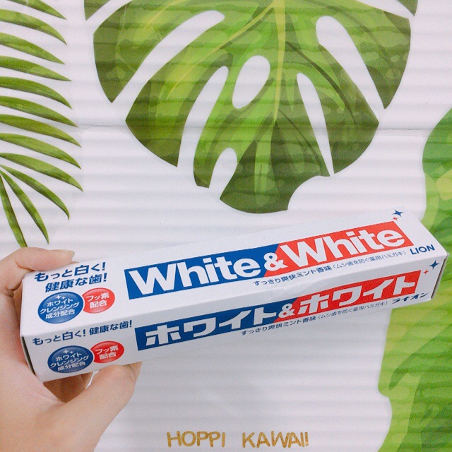 Kem đánh răng Lion White & White