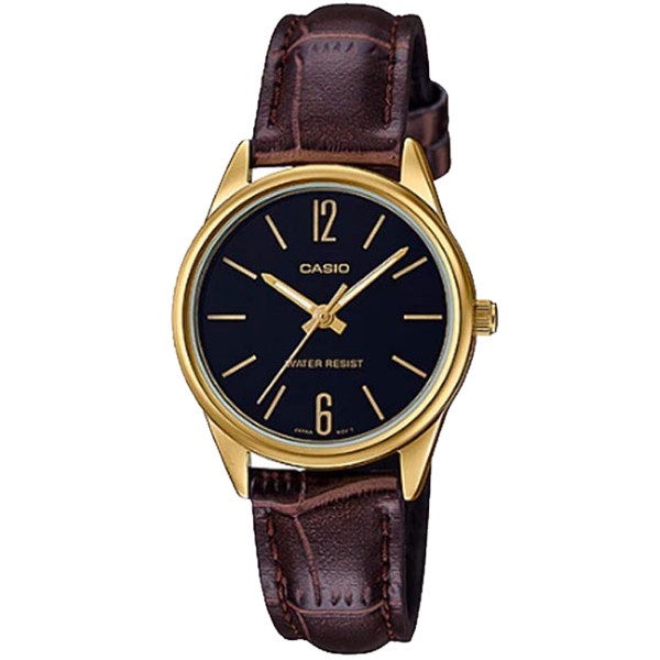 Đồng Hồ Nữ Casio Dây Da LTP-V005GL-1BUDF Chính Hãng
