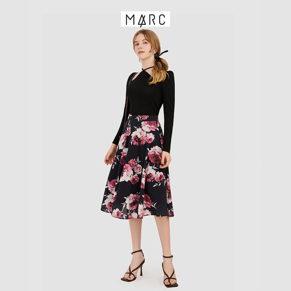 Áo thun nữ MARC FASHION gân tay dài cổ yếm | BigBuy360 - bigbuy360.vn