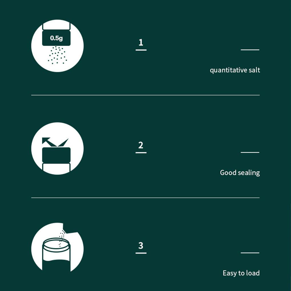 Hộp Thủy Tinh Đựng Gia Vị Chống Bụi Chống Ẩm Tiện Dụng