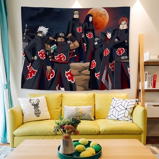 Naruto wall cloth ins explosive home decoration cloth net red background cloth bedside bedroom tapestry