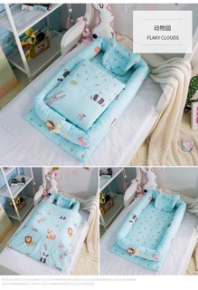 Set giường nôi vải cho bé