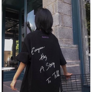 áo thun nam nữ tay lỡ sadboiz chữ ký everyone