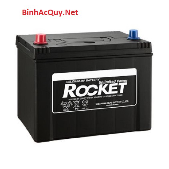 Bình ắc quy Rocket NX120-7R/L 12v-90ah