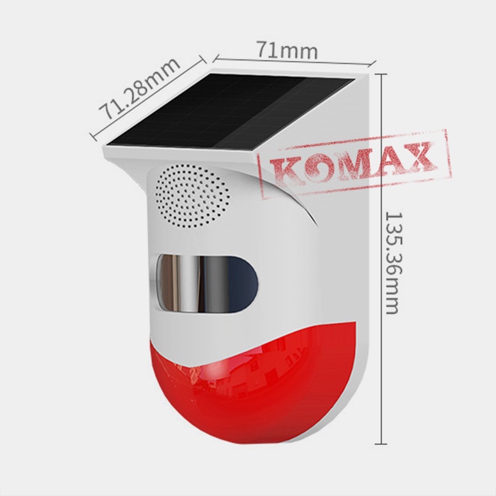 Chống trộm hồng ngoại năng lượng mặt trời KM-X20
