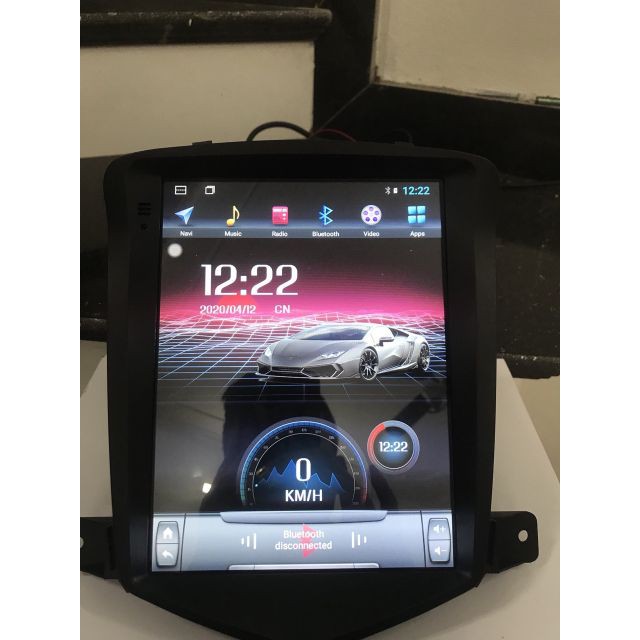 Màn hình Tesla Android cao cấp 4GB/64GB/DSP 12.4 inch cho Cruze/Lacetti 2008-2014