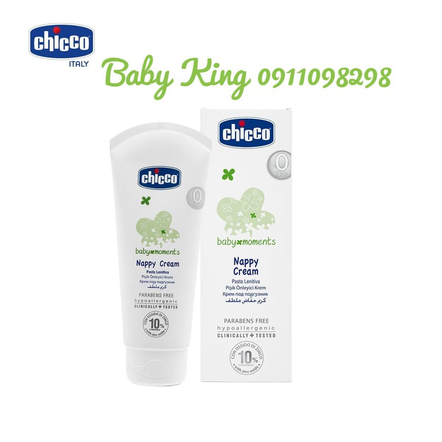 [Chính hãng]. Kem chống hăm 3 tác động Chicco 0M+ 100ml