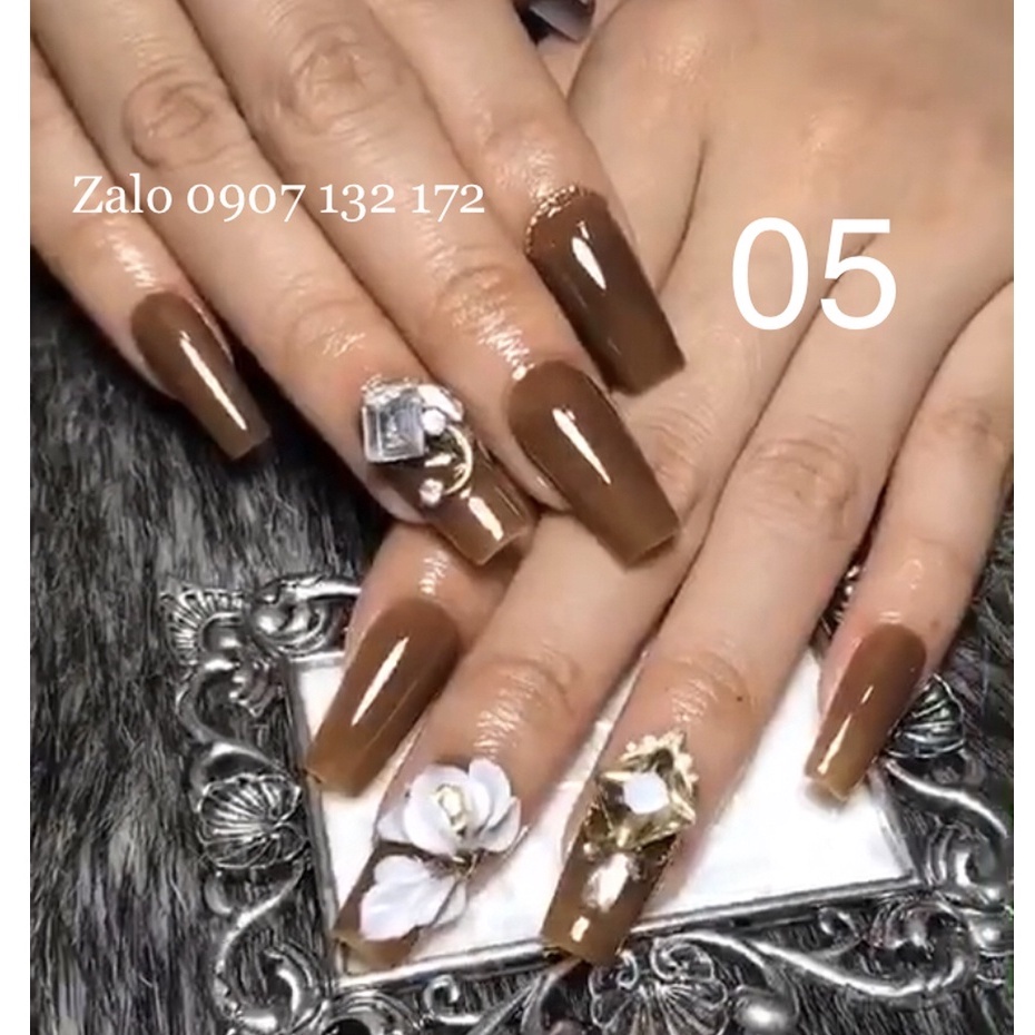 Sơn thạch bobo lẻ chai màu hot, sơn gel bobo anannails