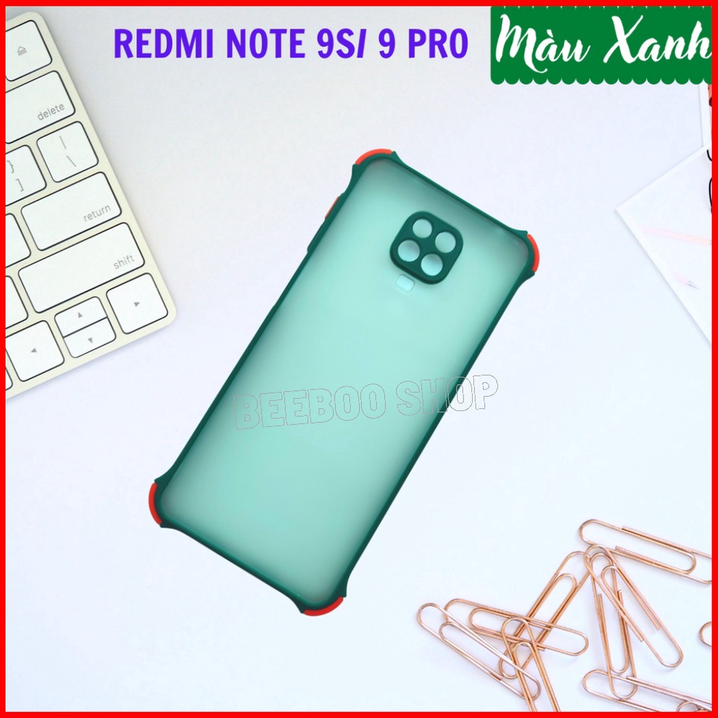 CHỐNG SỐCỐp lưng Bảo vệ Camera Xiaomi Redmi Note 9/ 9s/ 9 Pro - Chất liệu Nhám Cao cấp - Chống va đập