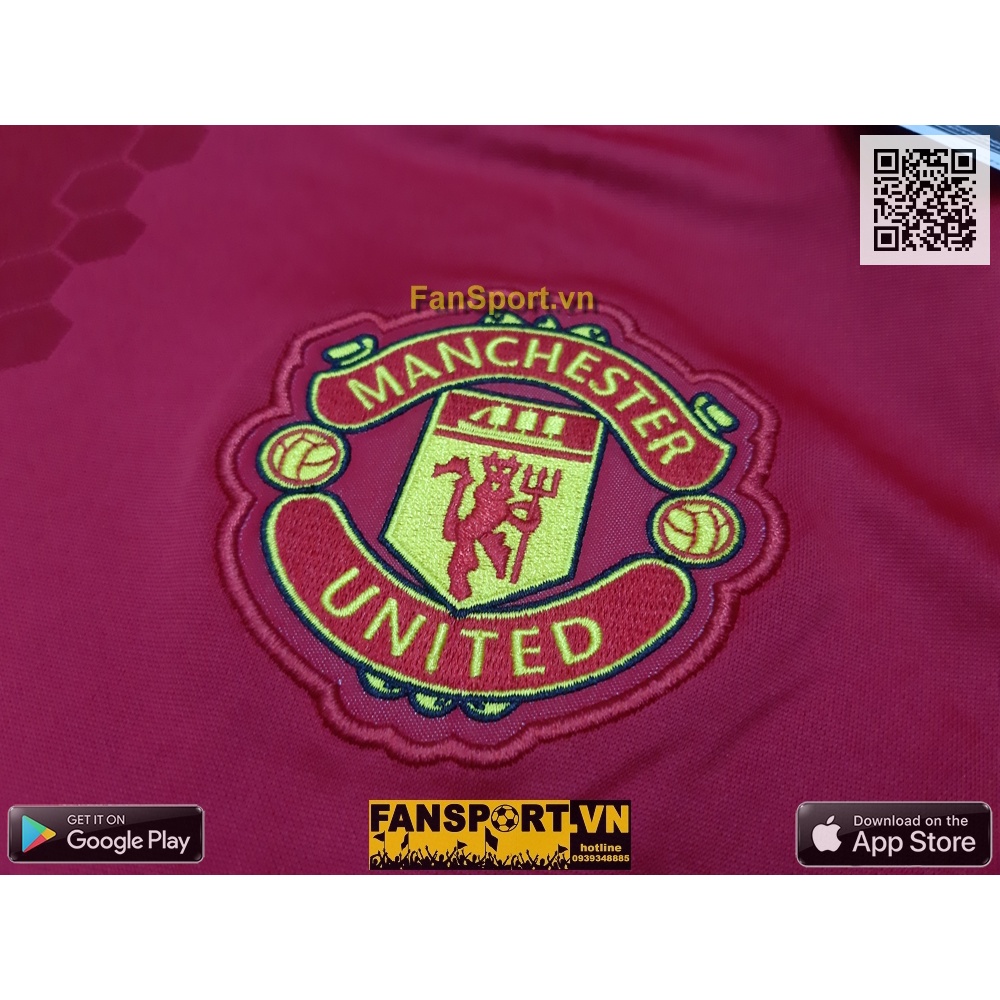 Áo đấu bóng đá Manchester United 2016-2017 home shirt jersey red BNWT AI6720 Adidas