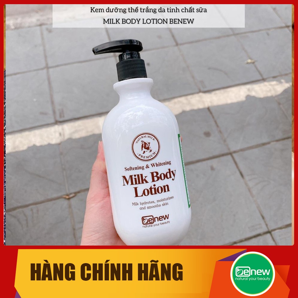 Sữa dưỡng thể trắng da Benew Whitening Body Lotion 450ml