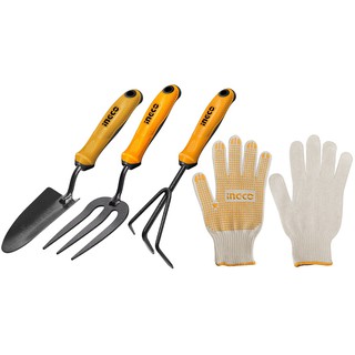 Bộ 4 dụng cụ làm vườn trồng cây 320mm INGCO HFTT658 HFTF38 HGR1008 HGVK05