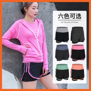 [XẢ HÀNG] Quần Đùi 2 lớp Tập Gym, Aerobic Nữ 💖 𝑭𝑹𝑬𝑬𝑺𝑯𝑰𝑷 💖 Quần thể thao nữ vải Thun lạnh Co Dãn 4 Chiều
