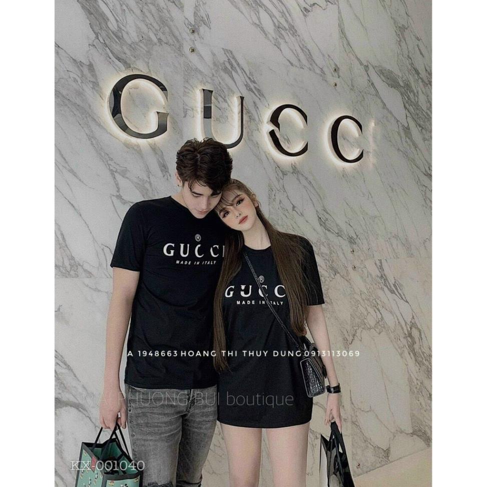 Áo thun tay ngắn GUCI thiết kế dáng rộng che khuyết điểm vải loại 1( Like You)