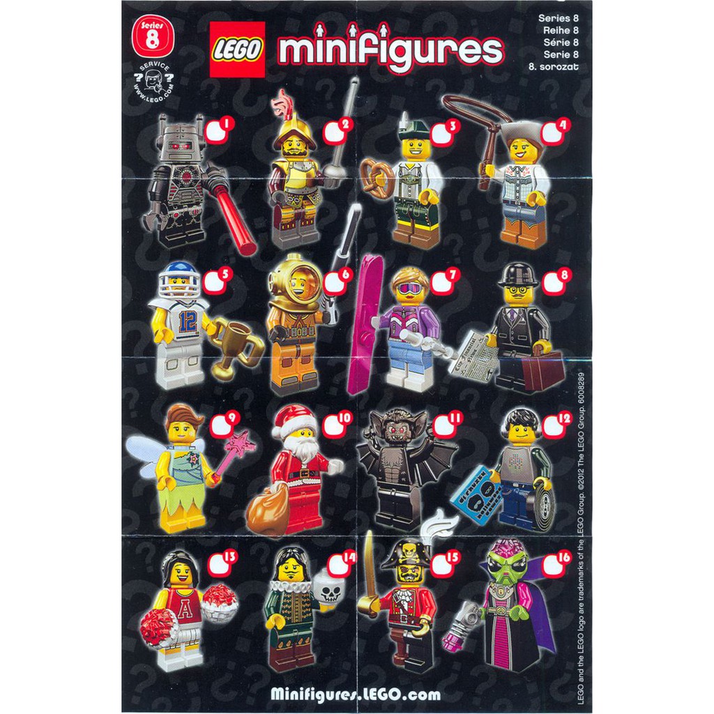 Lego 8833 - Nhân vật Lego Minifigures Series 8
