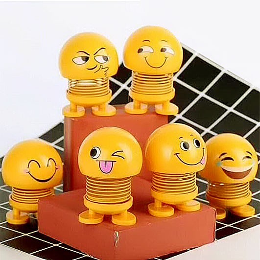 Thú nhún lò xo EMOJI (mua 4 tặng 1)