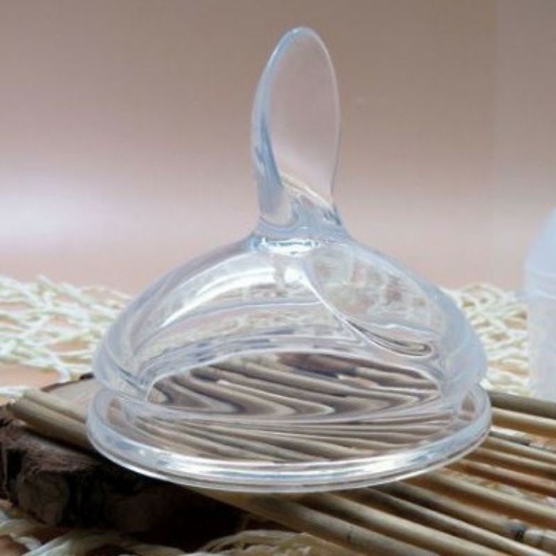 Núm thìa silicone mềm Como thay thế núm ti bình CMTM 150ml 250ml cho bé không chịu ti bình CM04 Homedy Kids