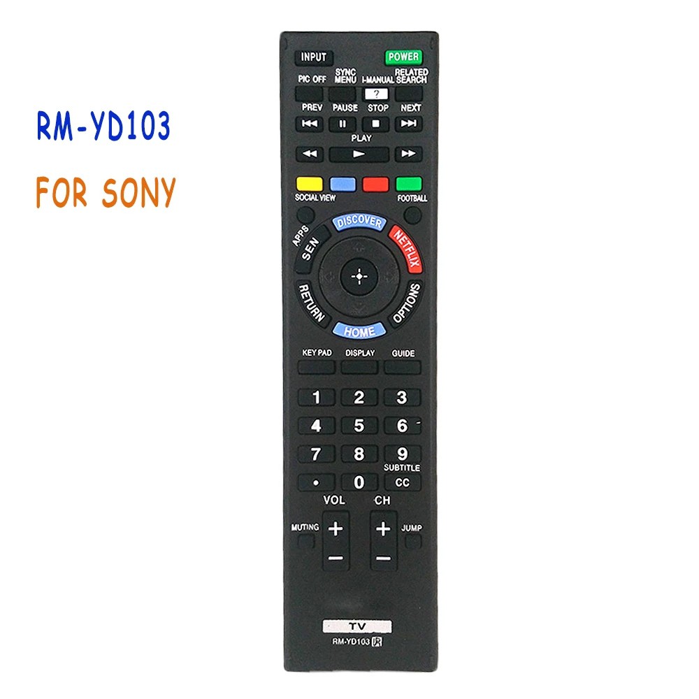 Sony Smart bravia TV RM-YD103 Điều khiển từ xa thay thế mới cho Sony RMYD103 LED LCD TV KDL32W700B X