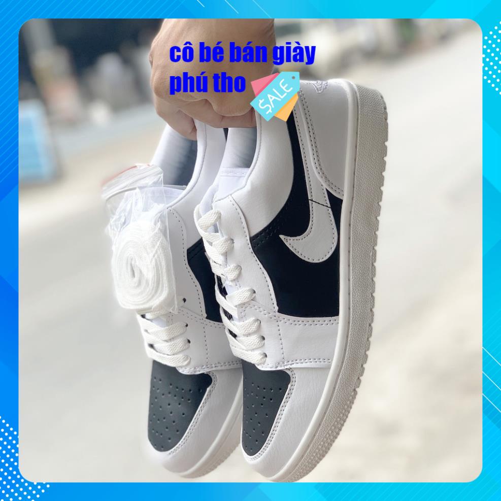 Giày thể thao cổ thấp trắng đen, low panda, giày nam nữ bản mới đẹp đỉnh