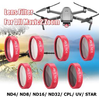 Set kính lọc UV CPL ND4 ND8 ND16 nd32 cao cấp cho máy ảnh drone DJI Mavic 2 zoom
