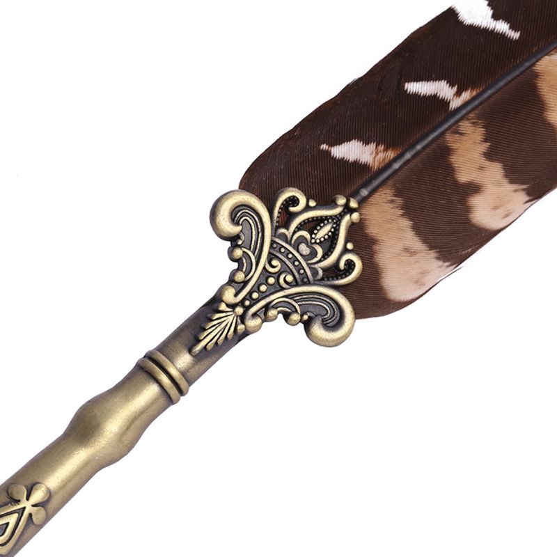 Bút Mực Lông Vũ Kiểu Vintage