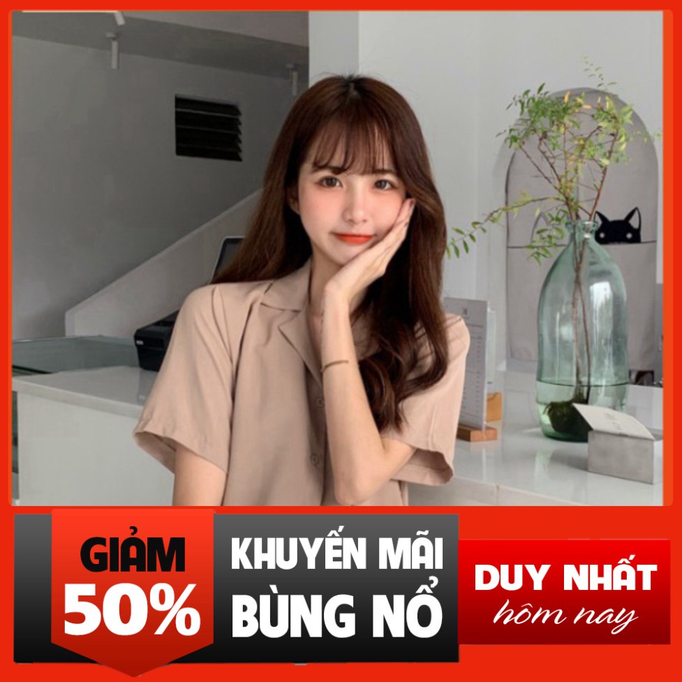 Áo Sơ Mi Tay Ngắn Cổ Bẻ Phong Cách hihishophaha aosomiredep