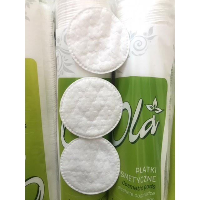Bông tẩy trang OLA Cotton Pads Ba Lan 120+30 miếng (150 miếng) | BigBuy360 - bigbuy360.vn