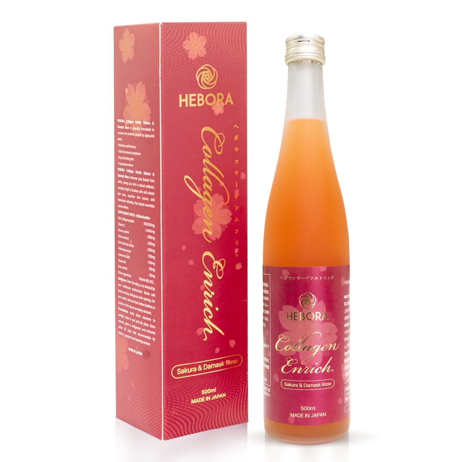 Hebora Collagen Enrich Damask Rose Water (Chai)