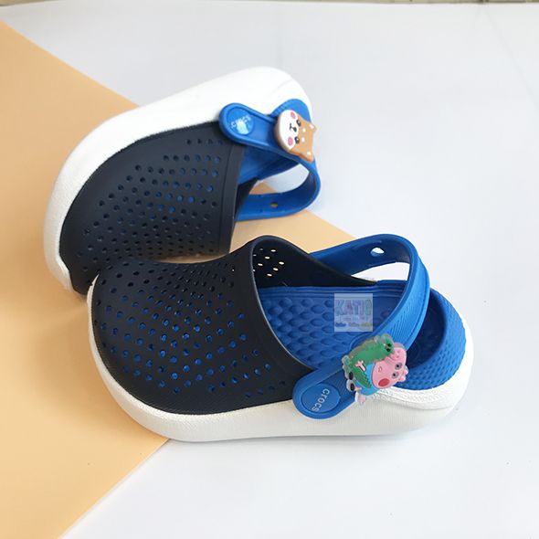 Dép sục trẻ em crocs literide quai gắn nút cho bé - ảnh sản phẩm 4