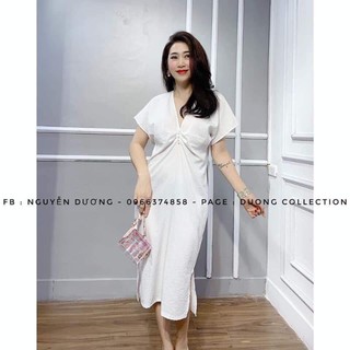 Đầm phom suông màu trắng