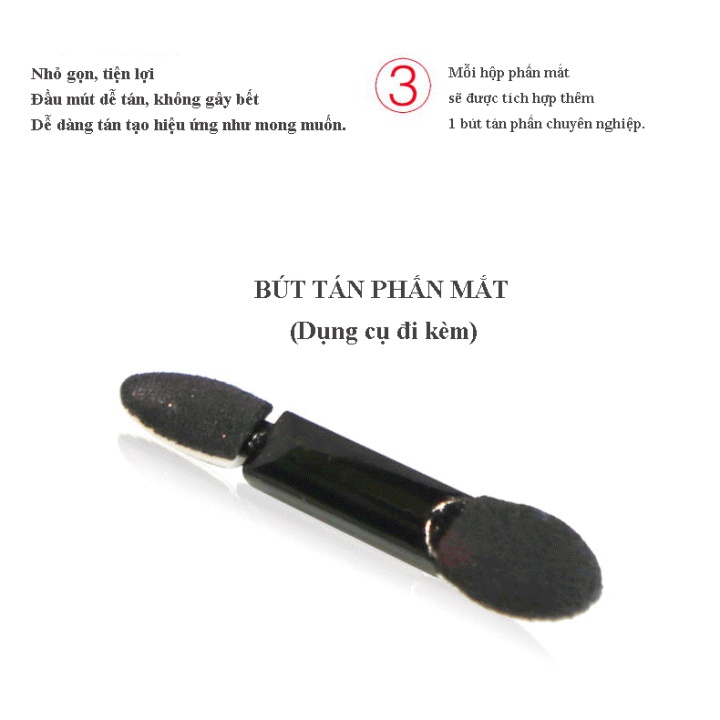 Phấn Mắt Trang Điểm Chuyên Nghiệp DR RASHEL Lâu Trôi Đa Dạng Phong Cách