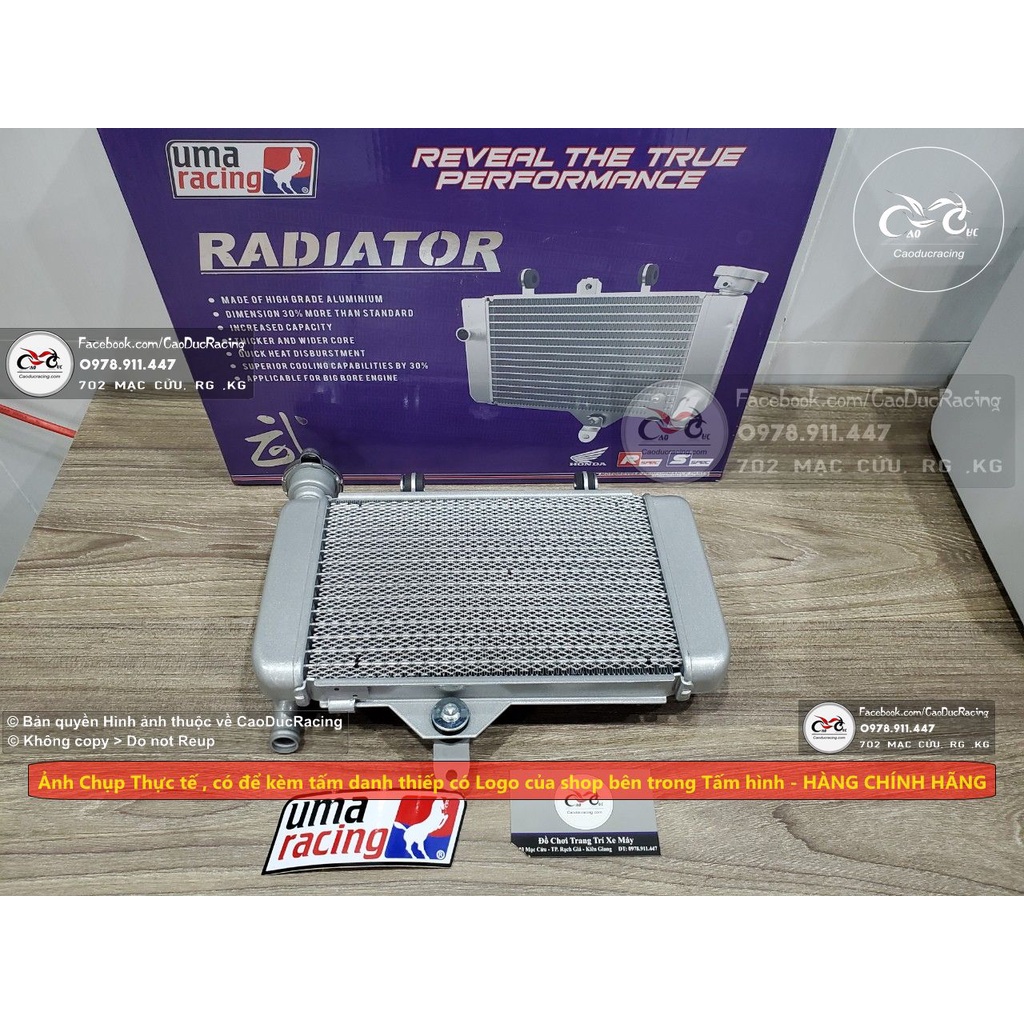 HÀNG MỚI - KÉT NƯỚC UMA EX150 WINNER GIẢI NHIỆT SIÊU TỐC