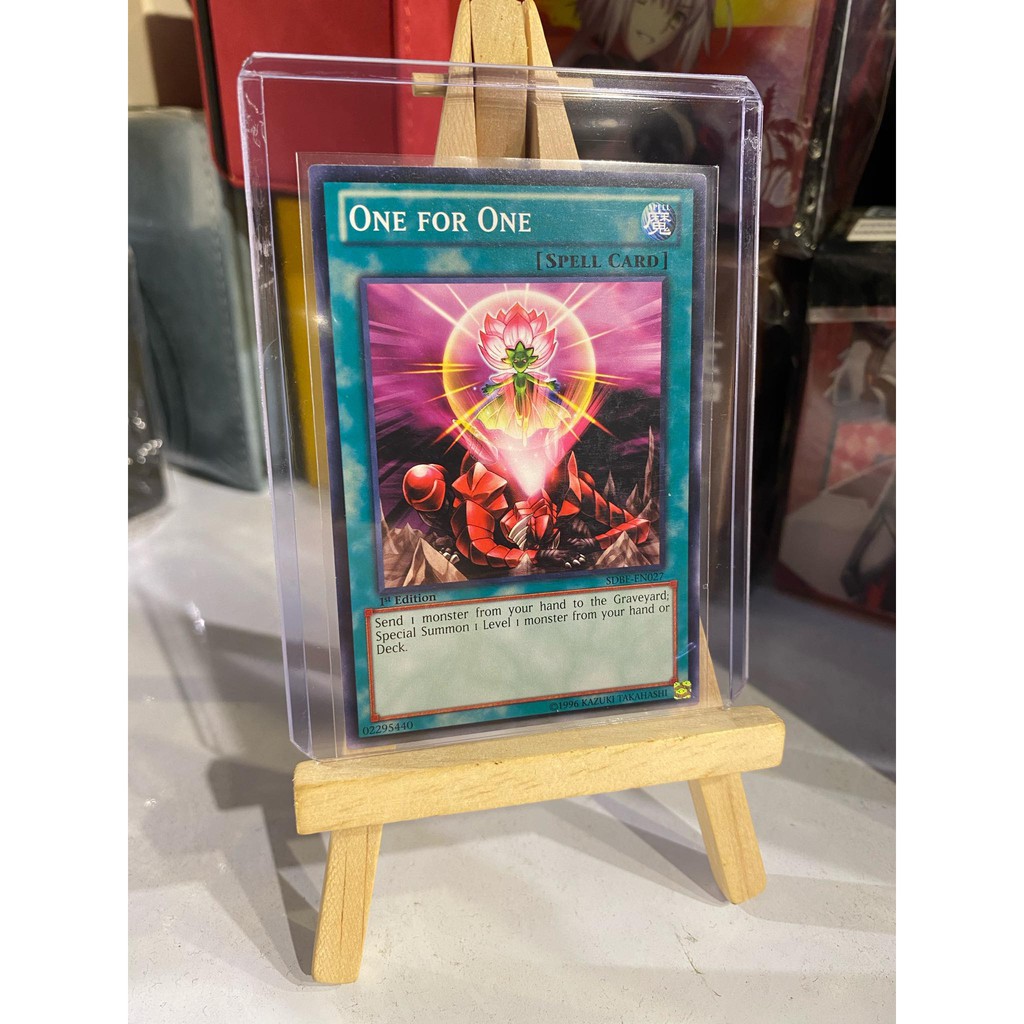 [ Dưa Hấu Yugioh ] Lá bài thẻ bài One For One - Tặng bọc bài nhựa bảo quản
