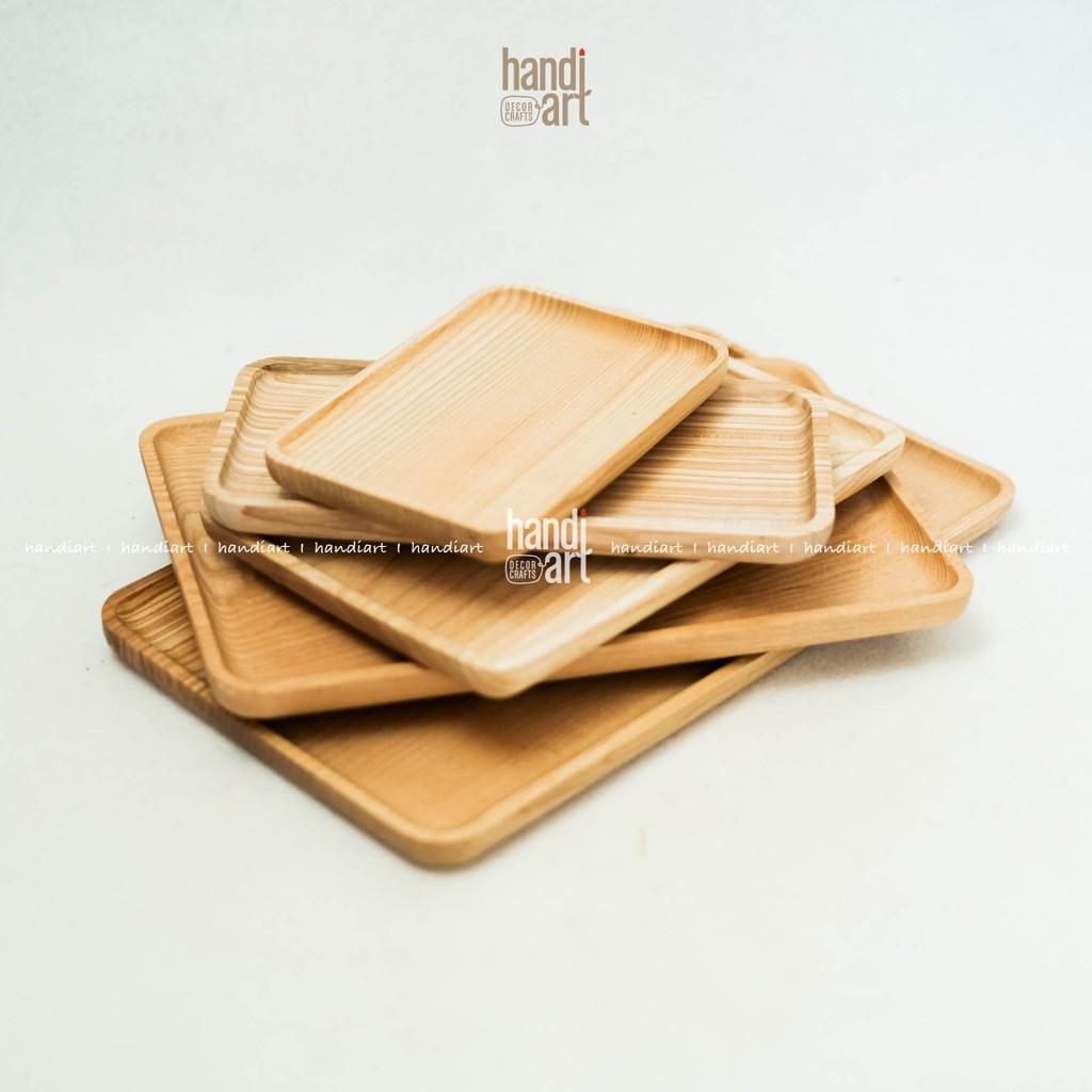 Khay gỗ Phụ kiện - Khay gỗ chữ nhật - Wooden tray