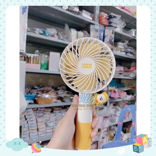 Handy fan Quạt pin cầm tay Cooky Tata Shooky Chimmy RJ Mang Koya