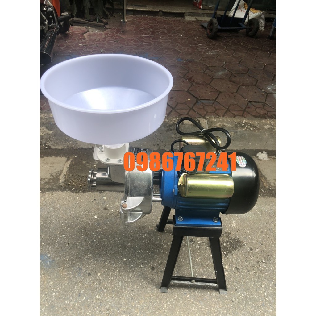 Máy nghiền bột gạo nước làm bánh cuốn, bánh trôi, bún công suất cao 2.2KW