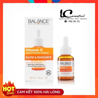 Serum Vitamin C Balance Active Formula🍊CHÍNH HÃNG 100%🍊mờ thâm- dưỡng trắng-giúp da săn chắc mịn màng lọ 30ml