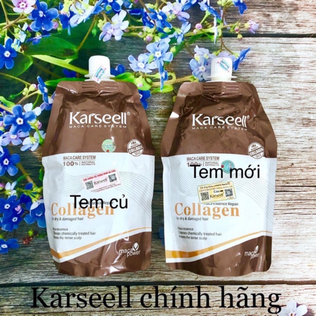 {Tặng Mũ Ủ } HẤP TÓC COLLAGEN KARSEELL MACA SIÊU MỀM MƯỢT