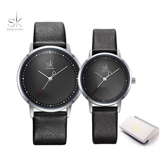 Đồng hồ SHENGKE K8045 dây đeo da thanh lịch chất lượng cao