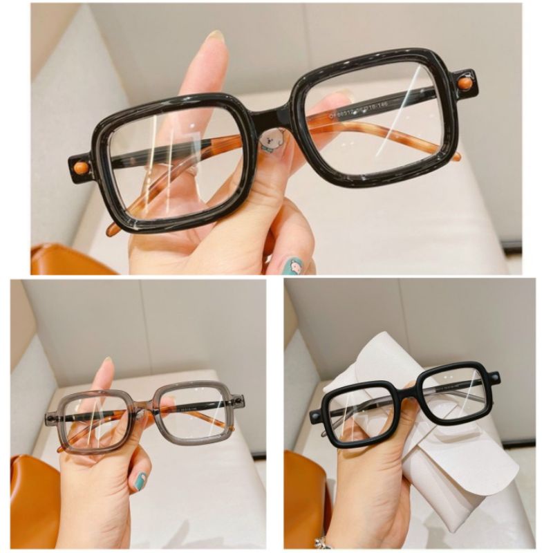 Gọng Kính Thời Trang Kuboraum Dáng Unisex. Kính Mắt Thời Trang Nam Nữ Phong Cách Cá Tính, Trẻ Trung
