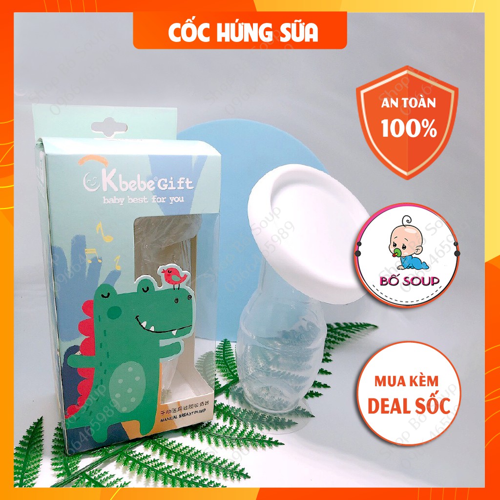 Cốc Hứng Sữa Silicon An Toàn Tiện Lợi